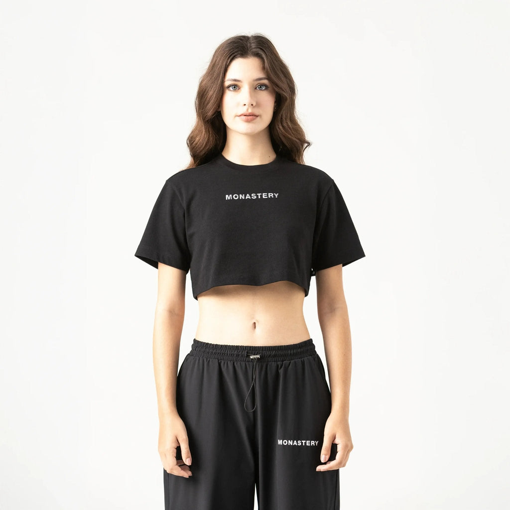 SUMMER CROP TOP WOMEN BLACK - Monastery | Tienda Oficial Colombia