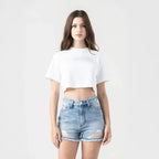 SUNNA CROP TOP WOMEN WHITE - Monastery | Tienda Oficial Colombia