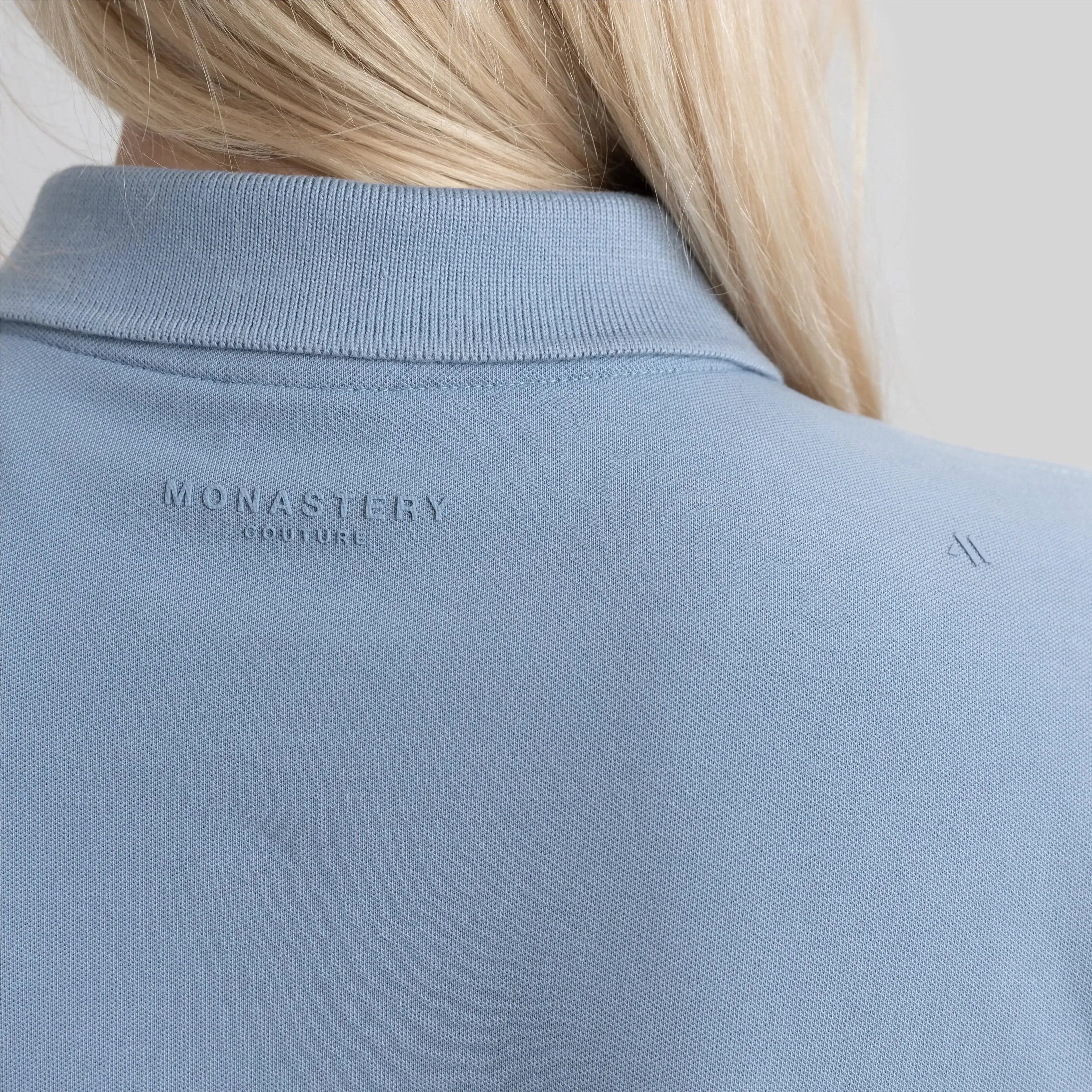 SUZUKA T-SHIRT POLO WOMEN FADED DENIM - Monastery | Tienda Oficial Colombia