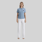 SUZUKA T-SHIRT POLO WOMEN FADED DENIM - Monastery | Tienda Oficial Colombia