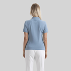 SUZUKA T-SHIRT POLO WOMEN FADED DENIM - Monastery | Tienda Oficial Colombia