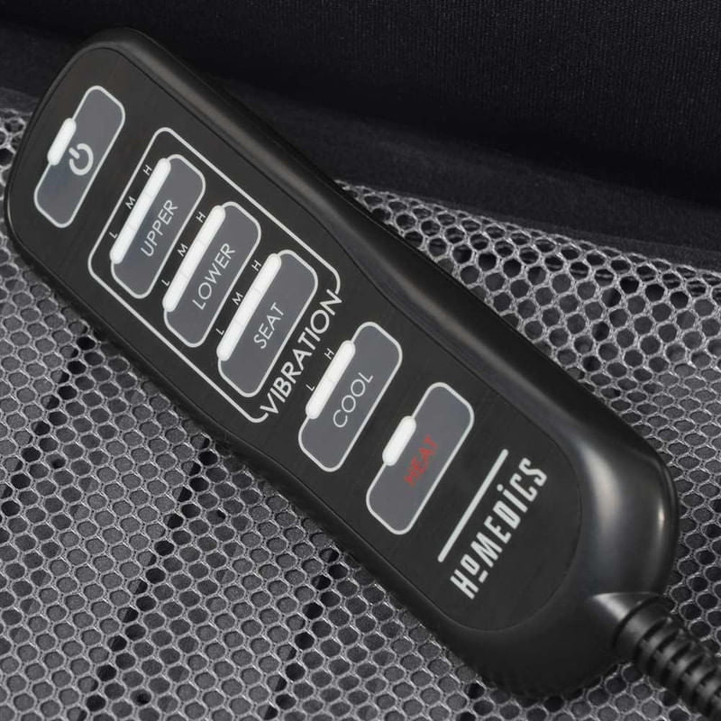 HoMedics Cojín de Viaje con Masaje, Calor y Enfriamiento