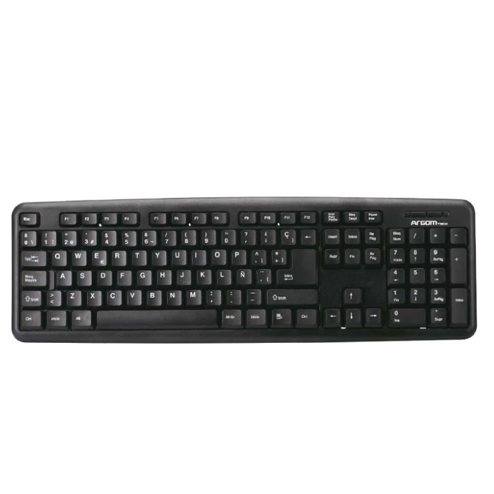 TECLADO ARGOM CLASSIC SPA USB BLACK