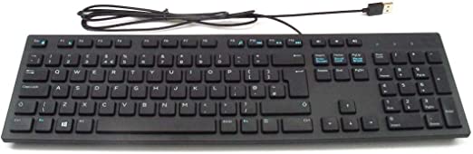 TECLADO DELL KB216BKUS WIRED ENG BLACK
