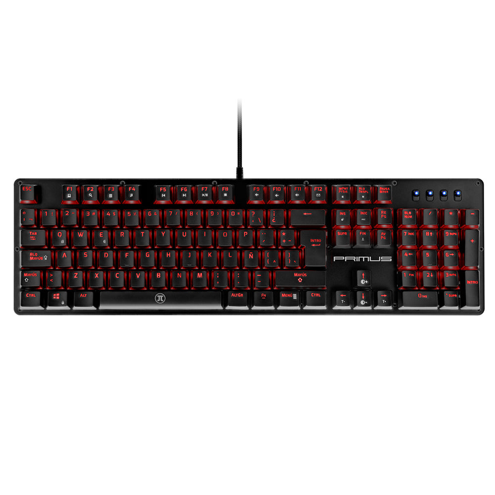TECLADO GAMING PRIMUS BALLISTA 100T WRD SPA BLACK