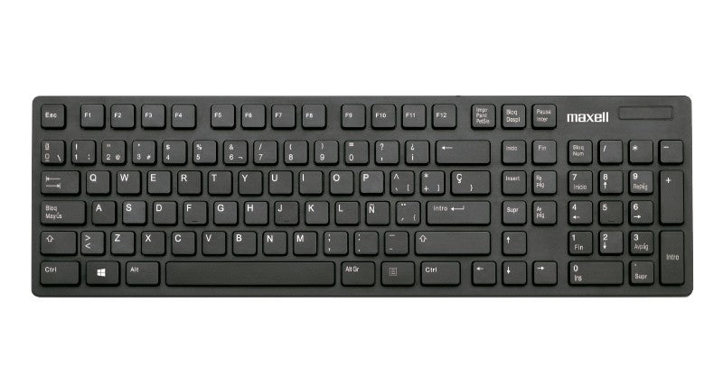 TECLADO MAXELL SLIM WKB20 SPA WIRELESS BLACK