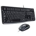 TECLADOMOUSE LOGITECH MK120 ENG USB BLACK
