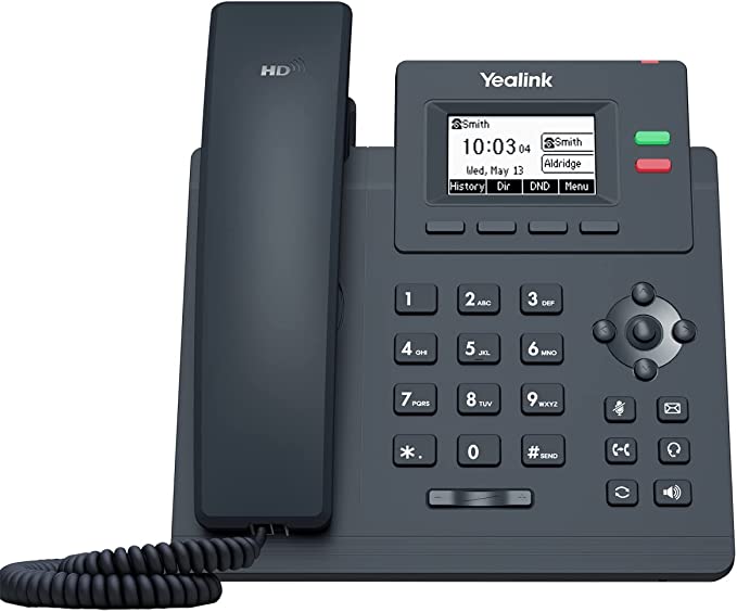 TELFONO YEALINK IP PHONE 2SIP2LINE GIGABIT POE