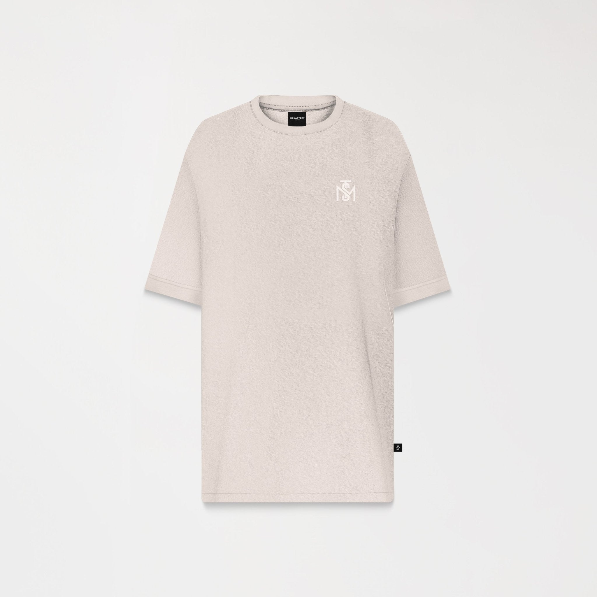 TEMPLUM T - SHIRT OVERSIZED MEN SIMPLY TAUPE - Monastery | Tienda Oficial Colombia