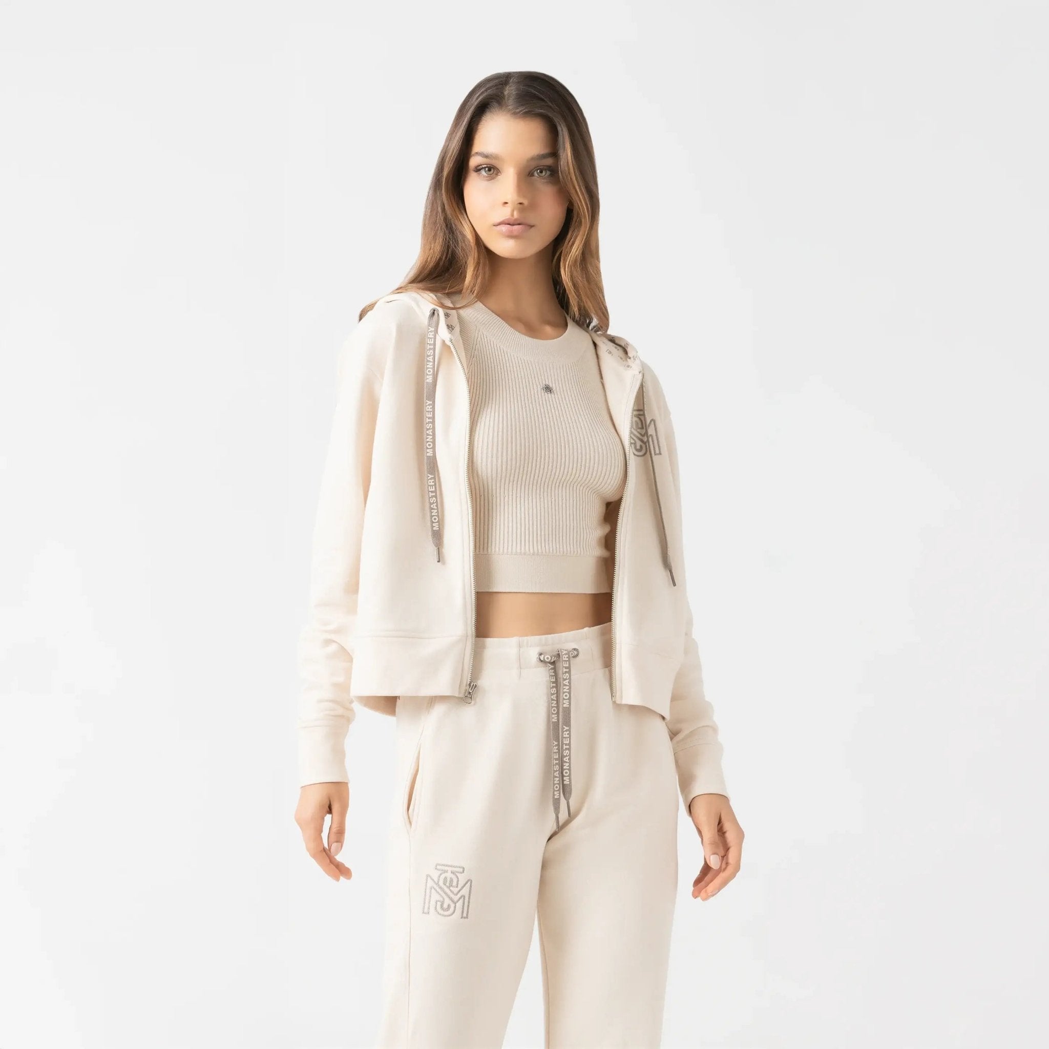 TESS HOODIE WOMEN SAND DOLLAR - Monastery | Tienda Oficial Colombia