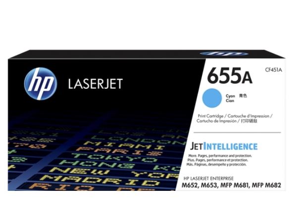 TONER HP PARA LASERJET MFP M681M652M653M682E65050DN CYAN