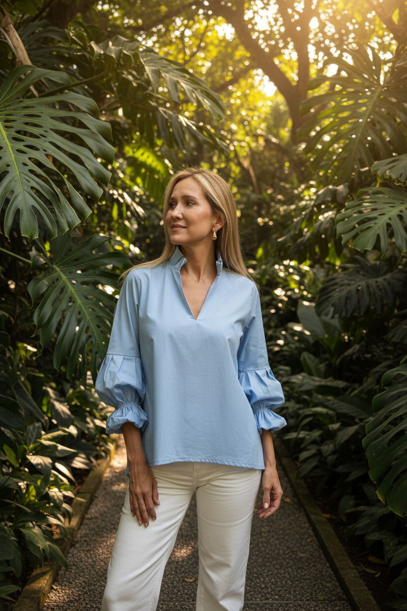TOP BARCELONA BABY BLUE