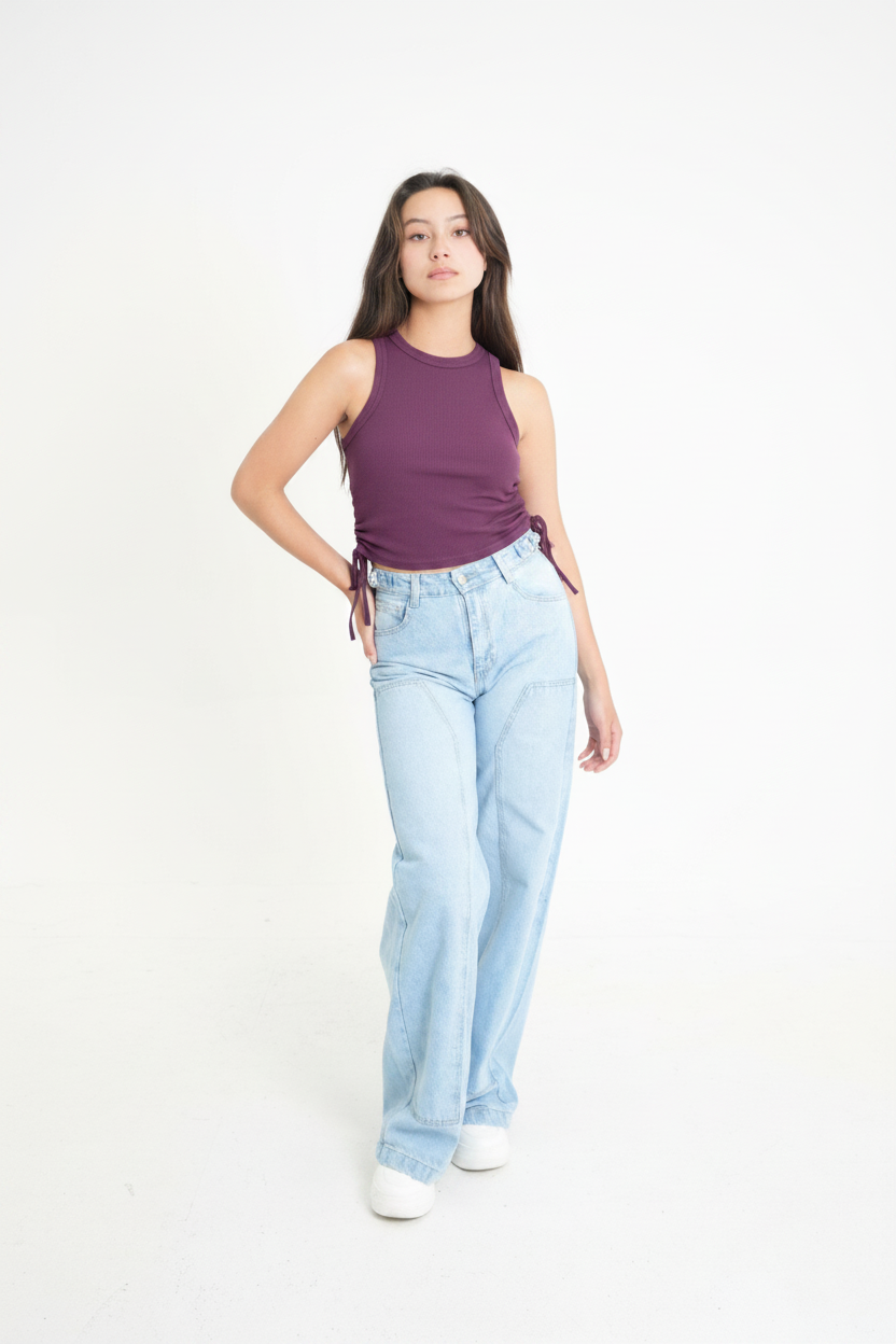 TOP RIB MANGA SISA 7134