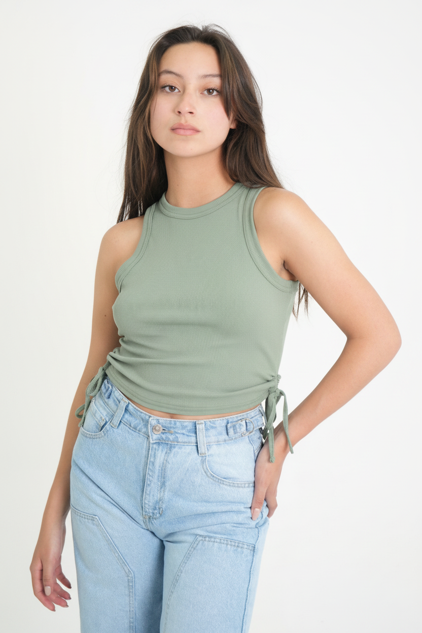 TOP RIB MANGA SISA 7134
