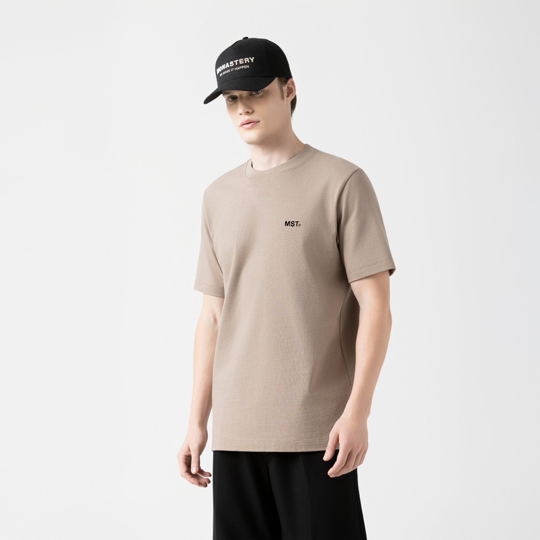 TWELVE 2 PACK T - SHIRT MEN BLACK - SALSA - TAUPE GRAY - Monastery | Tienda Oficial Colombia