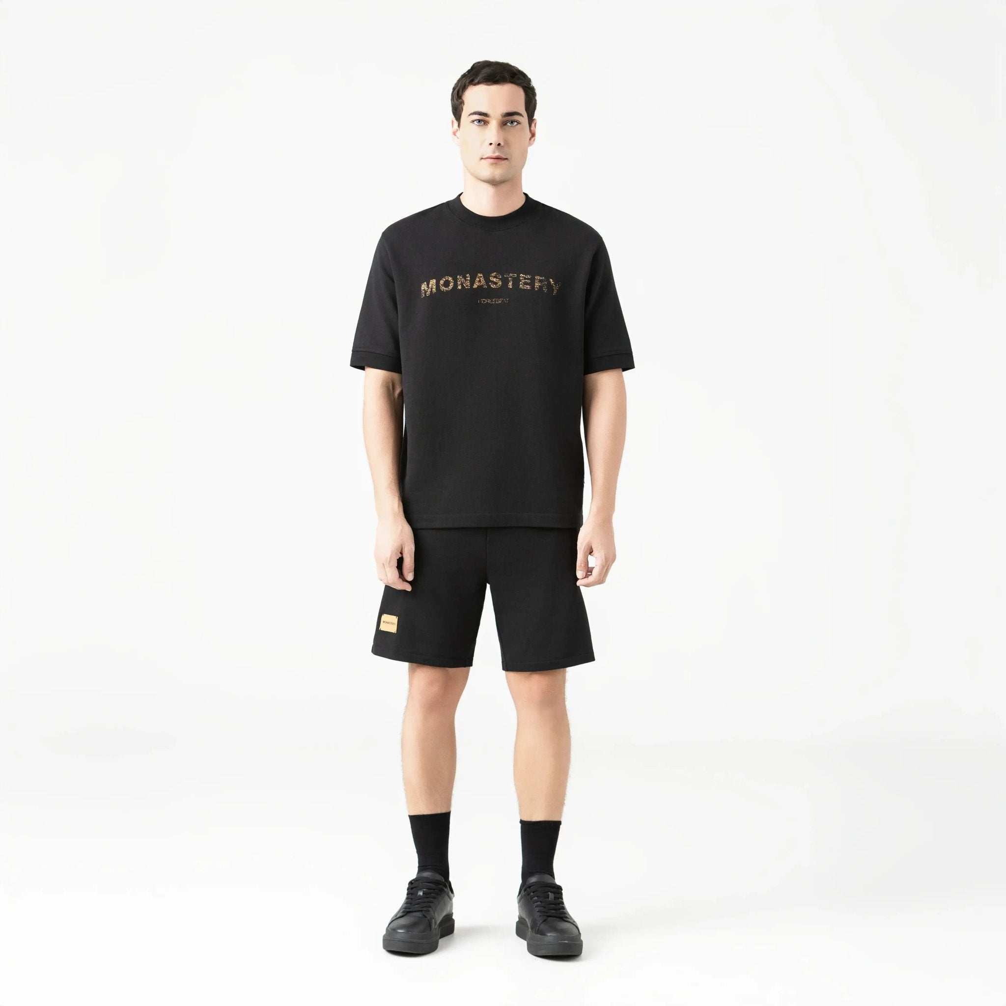 VIKRANT BURDA SHORT MEN BLACK - Monastery | Tienda Oficial Colombia