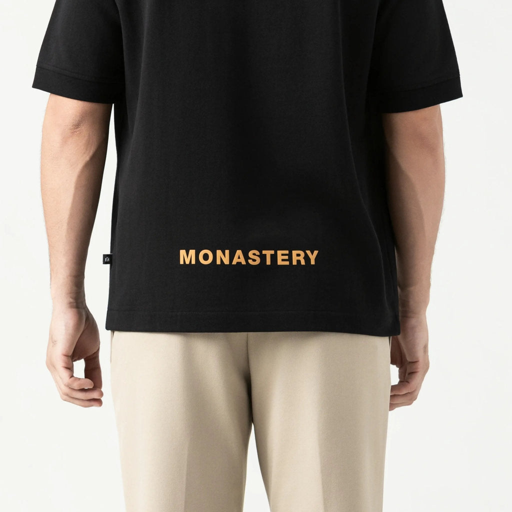 VIKRANT T - SHIRT OVERSIZED MEN BLACK - Monastery | Tienda Oficial Colombia