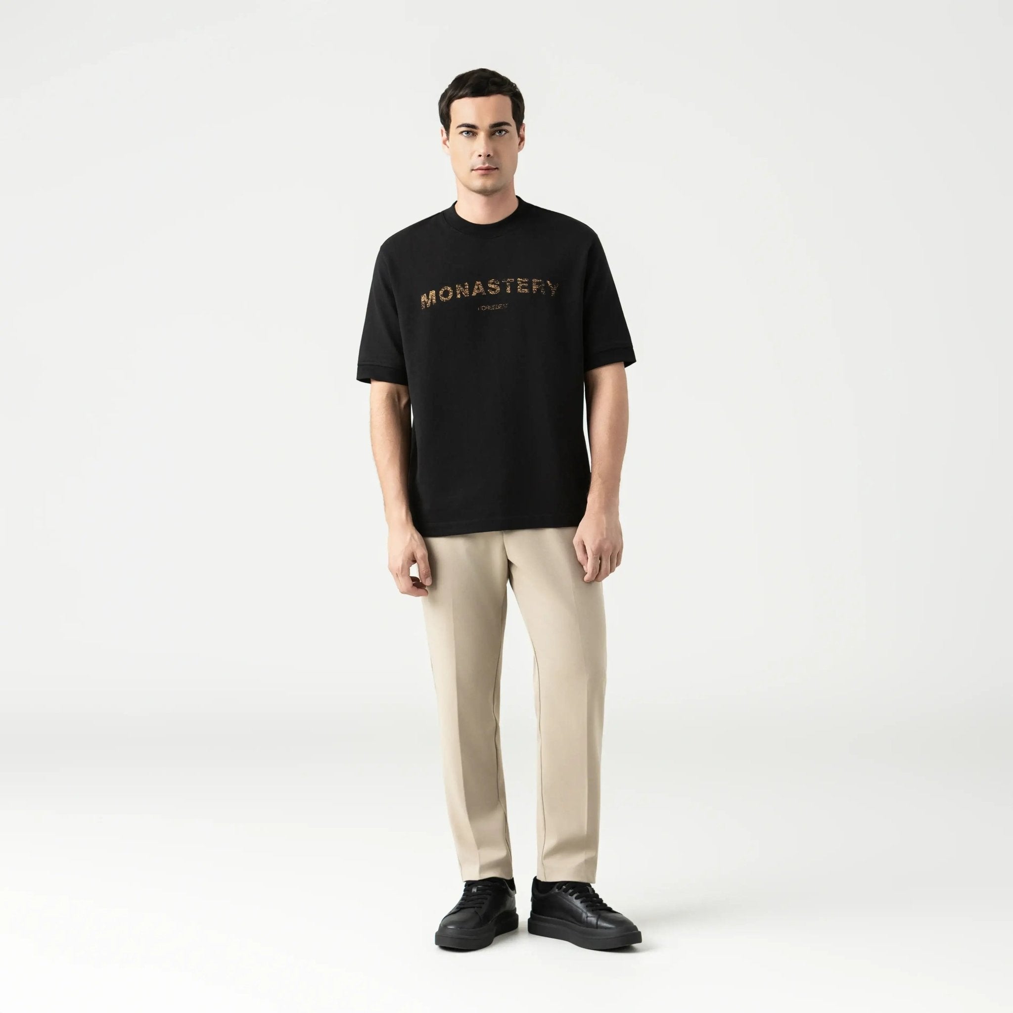 VIKRANT T - SHIRT OVERSIZED MEN BLACK - Monastery | Tienda Oficial Colombia