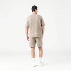 VIKRANT T - SHIRT OVERSIZED MEN TAUPE GRAY - Monastery | Tienda Oficial Colombia