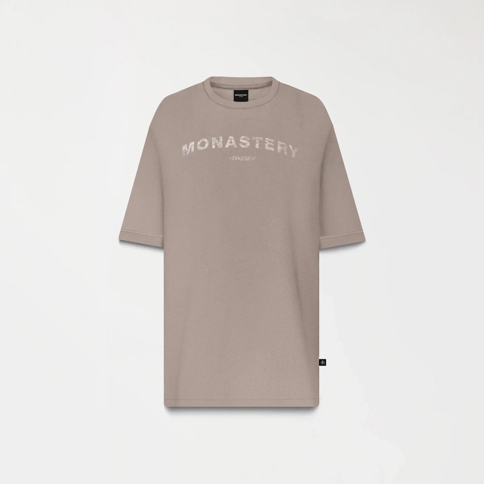 VIKRANT T - SHIRT OVERSIZED MEN TAUPE GRAY - Monastery | Tienda Oficial Colombia