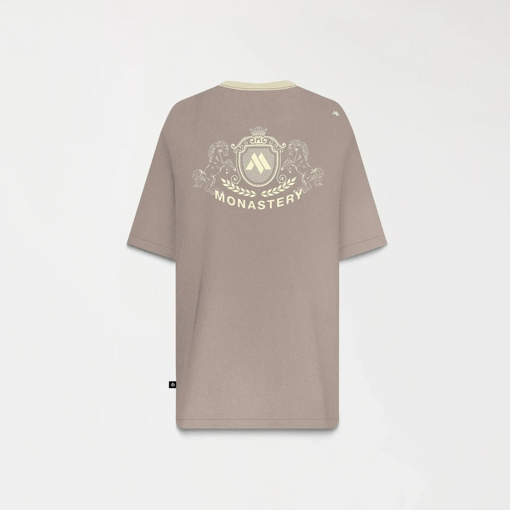 WARMBLOOD T - SHIRT OVERSIZED MEN TAUPE GRAY - Monastery | Tienda Oficial Colombia