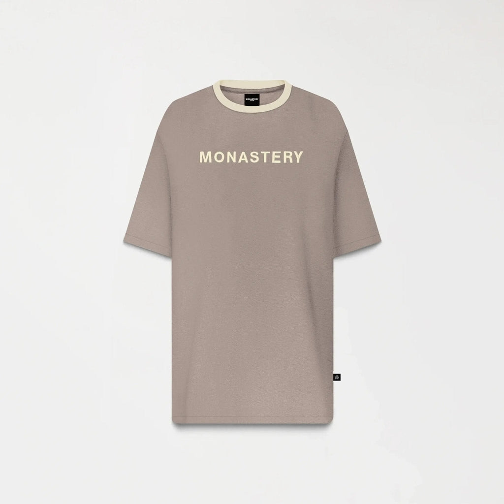 WARMBLOOD T - SHIRT OVERSIZED MEN TAUPE GRAY - Monastery | Tienda Oficial Colombia