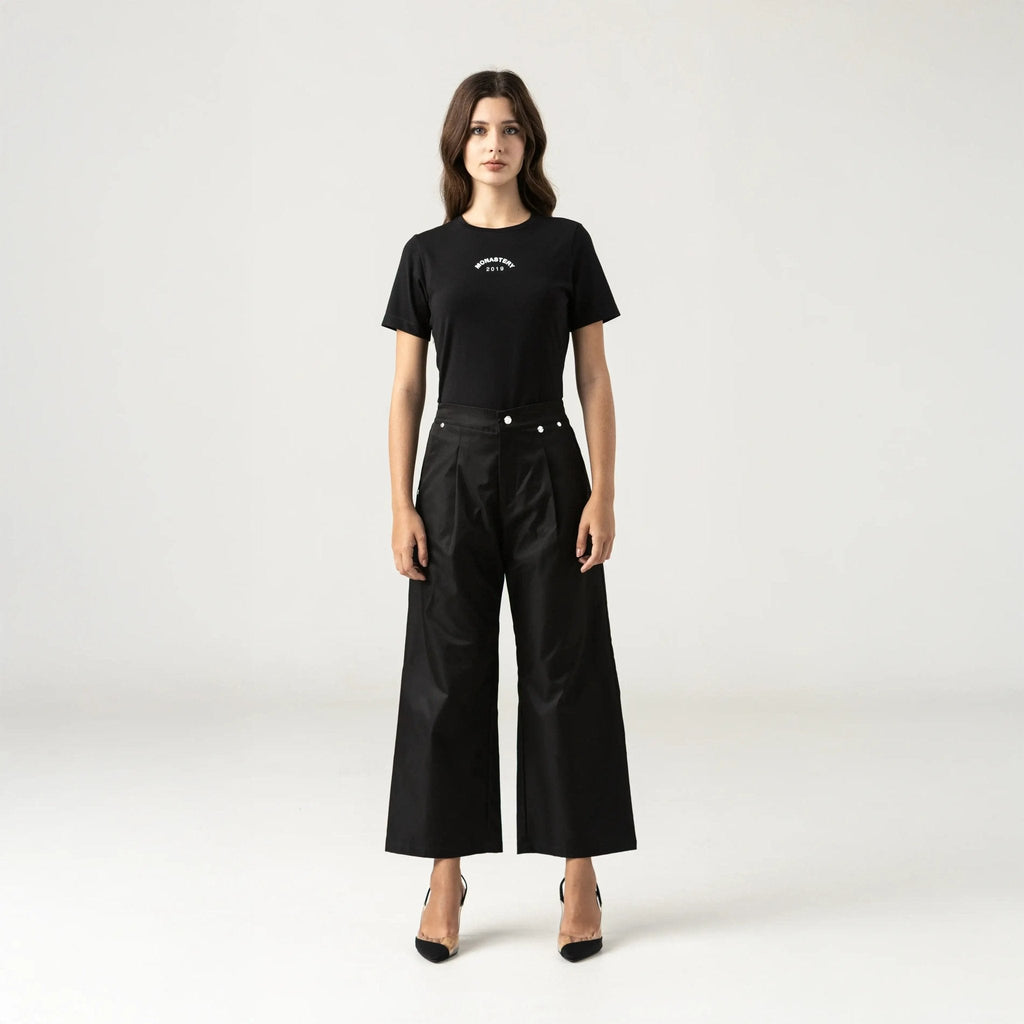 WAVE T - SHIRT WOMEN BLACK - Monastery | Tienda Oficial Colombia