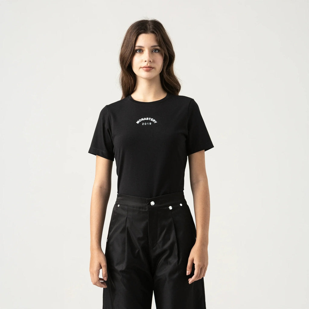WAVE T - SHIRT WOMEN BLACK - Monastery | Tienda Oficial Colombia