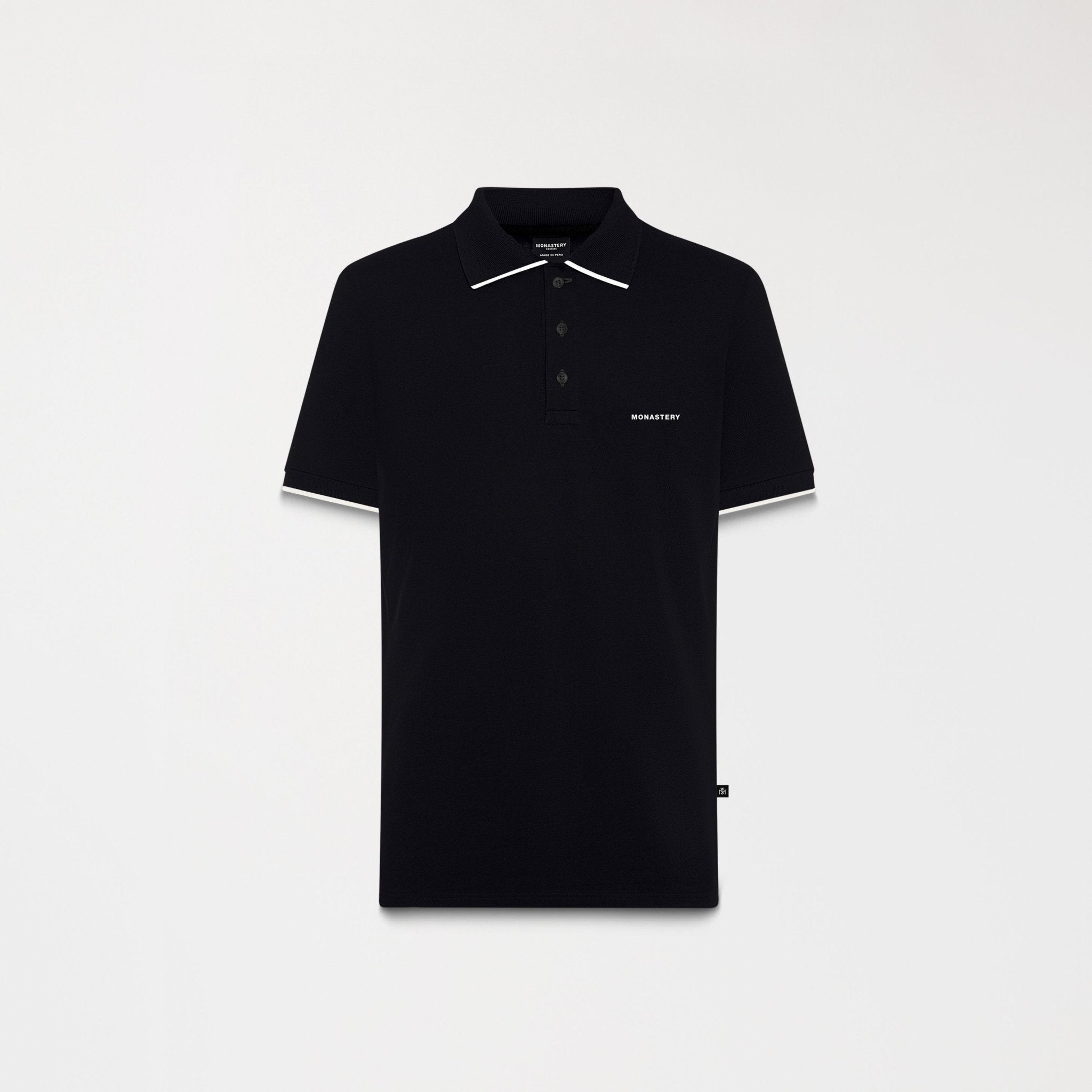 WHEELER POLO MEN BLACK - Monastery | Tienda Oficial Colombia