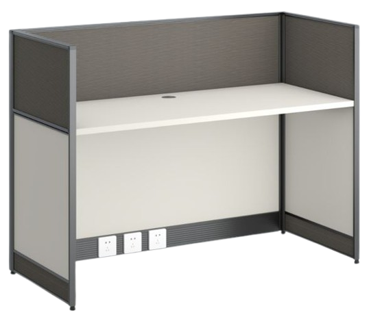 WORKSTATION STARKEN PARA UNA PERSONA EN MELAMINA WHITEGRAY
