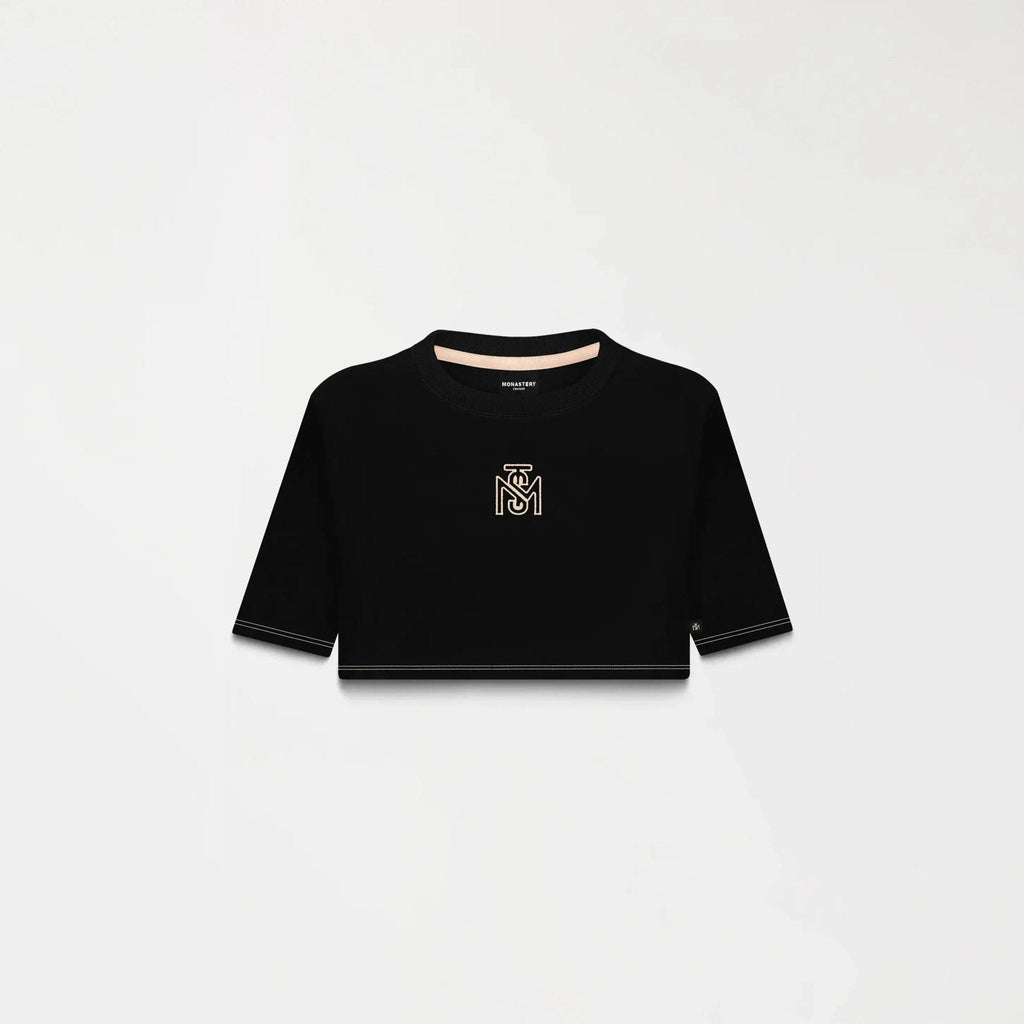 YLAIA CROP TOP WOMEN BLACK - Monastery | Tienda Oficial Colombia