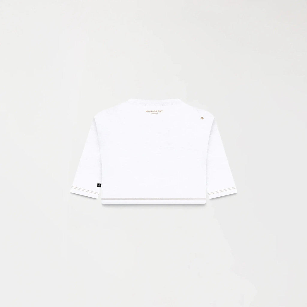 YLAIA CROP TOP WOMEN WHITE - Monastery | Tienda Oficial Colombia